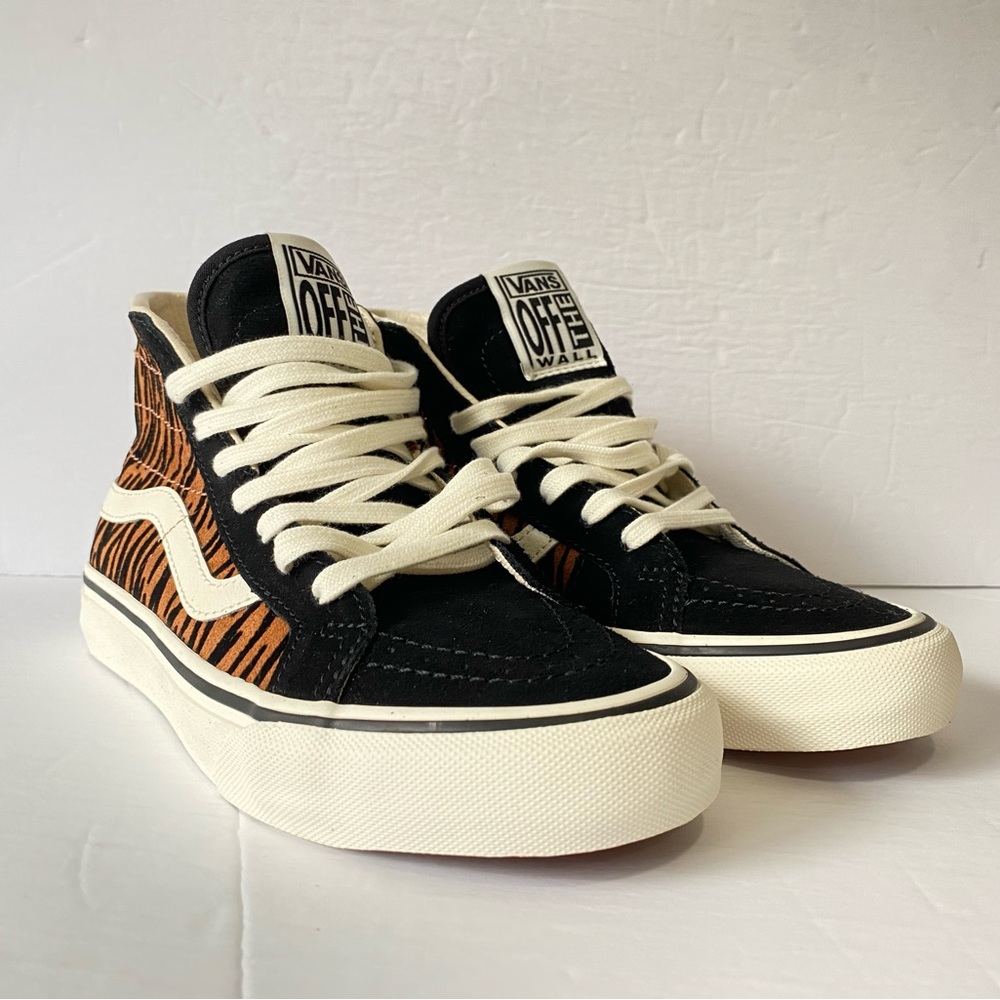 Vans Sk8-Hi 38 Deconstructed Animal Striped Sneakers